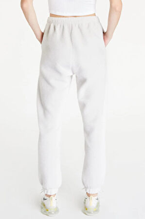 Nike Sportswear Plush Stone Sherpa Oversize Sweatpants Kadın Geniş Kalıp Yüksek Bel Peluş Eşofman Altı Taş