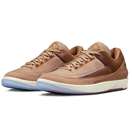 Nike Air Jordan 2 Retro Low Spesiyal  Leather Unisex Sneaker Hakiki Deri Günlük Spor Ayakkabı Kahverengi