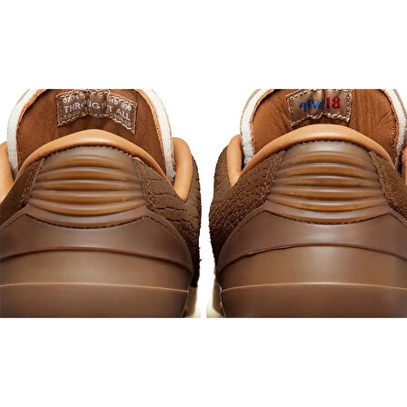Nike Air Jordan 2 Retro Low Spesiyal  Leather Unisex Sneaker Hakiki Deri Günlük Spor Ayakkabı Kahverengi