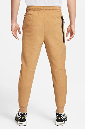Nike Sportswear Tech Fleece Jogger Winter Pants Kalın Erkek Eşofman Altı Hardal