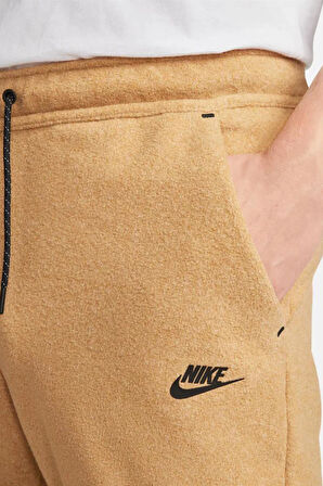 Nike Sportswear Tech Fleece Jogger Winter Pants Kalın Erkek Eşofman Altı Hardal