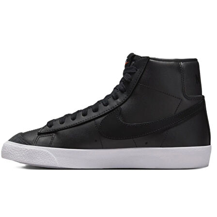 Nike Blazer Mıd 77 Vintage Leather Womens Sneaker Hakiki Deri Kadın Günlük Spor Ayakkabı Siyah