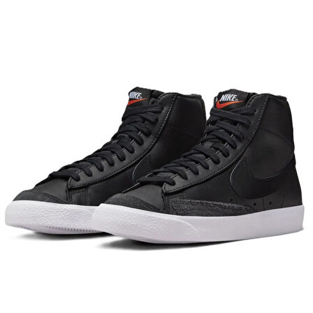 Nike Blazer Mıd 77 Vintage Leather Womens Sneaker Hakiki Deri Kadın Günlük Spor Ayakkabı Siyah