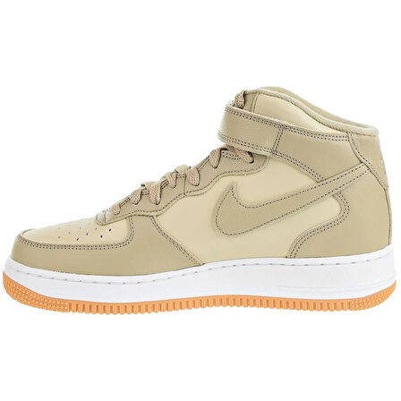 Nike Air Force 1 Mid '07 Limestone Leather Unisex Hakiki Deri Bilekli Sneaker Ayakkabı Yeşil