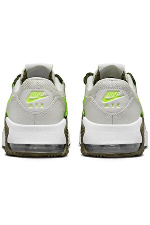 Nike Air Max Excee Leather Sneaker Hakiki Deri Günlük Spor Ayakkabı Krem Yeşil