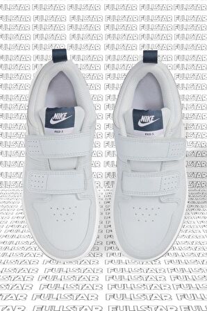 Nike Pico 5 Kids Walk Shoes Leather Bantlı Hakiki Deri Spor Ayakkabı Gri (Dar Kalıp)