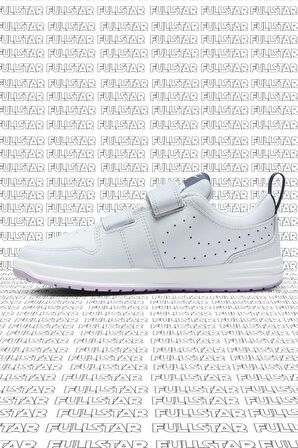 Nike Pico 5 Kids Walk Shoes Leather Bantlı Hakiki Deri Spor Ayakkabı Gri (Dar Kalıp)