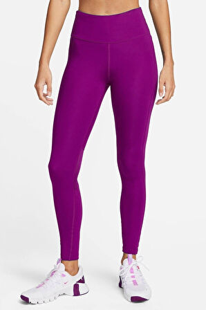 Nike Epic Fast Running Mid Rise Full Length Toparlayıcı Kadın Tayt Mor
