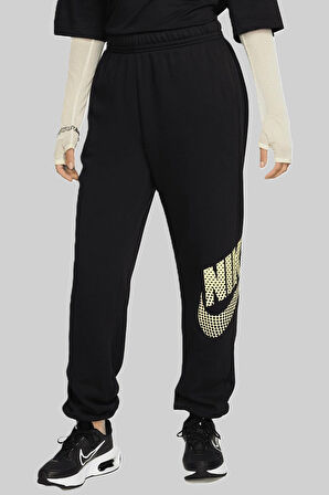 Nike Sportswear Women's Oversized Fleece Dansce Pants Kadın Geniş Beden Eşofman Altı Siyah