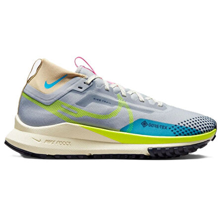 Nike React Pegasus Trail 4 GoreTex Su Geçirmez Reflektörlü Yürüyüş Koşu Ayakkabısı Gri