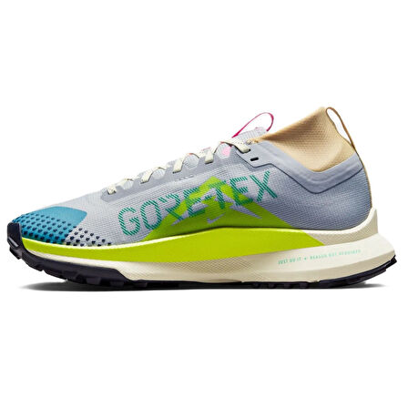 Nike React Pegasus Trail 4 GoreTex Su Geçirmez Reflektörlü Yürüyüş Koşu Ayakkabısı Gri