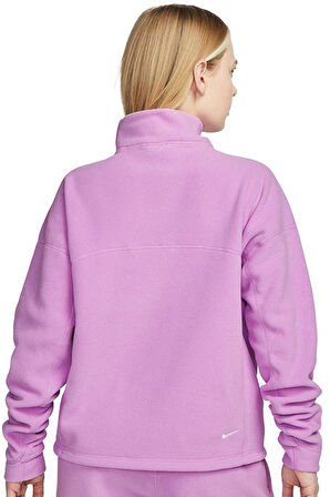 Nike ACG 'Wolf Tree' Loose Fit Women's LS Top Kadın Bol Kesim Polar Sweatshirt Mor