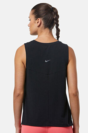 Nike Sportswear Dri Fit Yoga Black Tank Top Siyah Spor Atlet