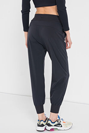 Nike Wmns Dri Fit Bliss Mide Rise 7/8 Jogger Yürüyüş Koşu Pantolonu Siyah Eşofman Altı