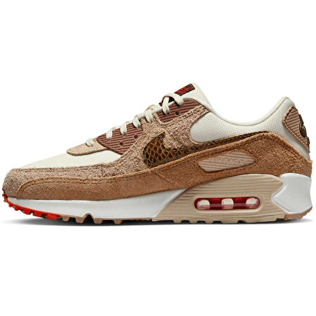 Nike Air Max 90 AMD Unisex Leather Sneaker Hakiki Deri Günlük Spor Ayakkabı Kahverengi