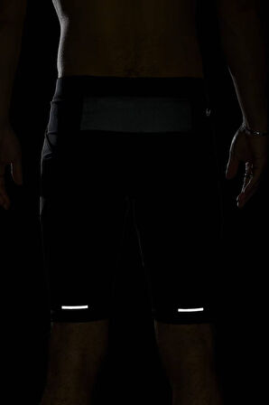 Nike Dri Fit Lava Loops Men's 1/2 Length Trail Running Tights Short Erkek 7 Cepli Koşu Şortu Siyah