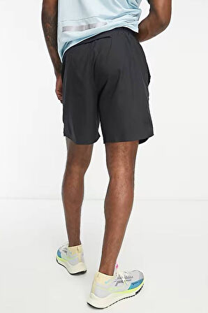 Nike Running Dri Fit 2 in1 Challenger 7" Short Erkek Dokuma Taytlı Koşu Şortu Siyah