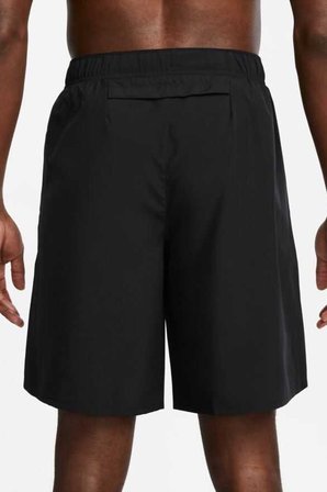 Nike Challenger Mens Running Shorts 9 İnç Reflektörlü Erkek Koşu Antreman Şortu Siyah