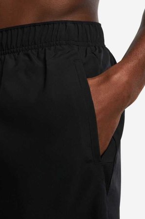 Nike Challenger Mens Running Shorts 9 İnç Reflektörlü Erkek Koşu Antreman Şortu Siyah