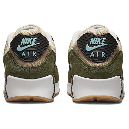 Nike Air Max 90  Leather Sneaker Green Hakiki Deri Unisex Günlük Spor Ayakkabı Yeşil