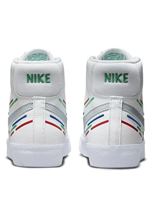 Nike Blazer Mid G S Leather Sneaker White Bilekli Beyaz Spor Ayakkabı