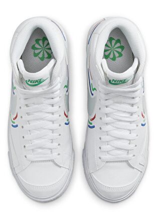 Nike Blazer Mid G S Leather Sneaker White Bilekli Beyaz Spor Ayakkabı