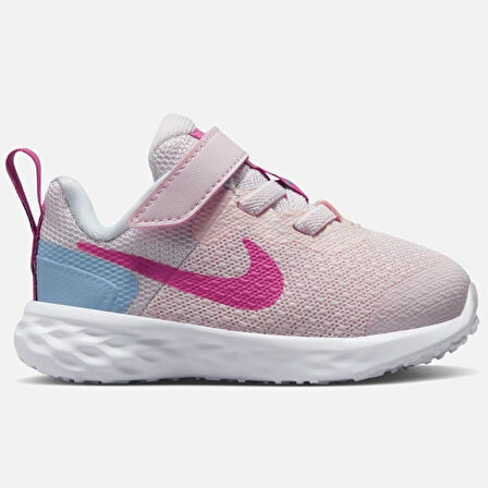 Nike Revolution 6 Walk Shoes Lastik ipli Bantlı Kolay Giyimli Yürüyüş Ayakkabısı Pembe