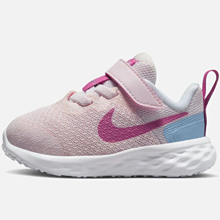 Nike Revolution 6 Walk Shoes Lastik ipli Bantlı Kolay Giyimli Yürüyüş Ayakkabısı Pembe