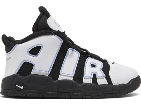 Nike Uptempo Air More Leather Sneaker Hakiki Deri Bilekli Lastik ipli Spor Ayakkabı Siyah