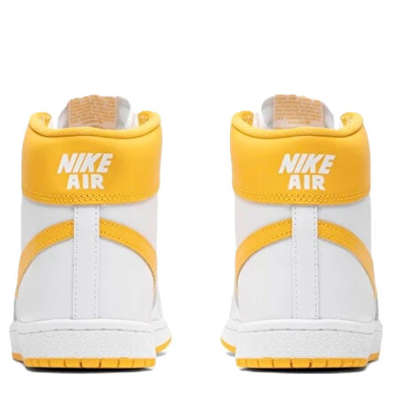 Nike Air Jordan Air Ship'University Gold'Leather Unisex Sneaker Hakiki Deri Unisex Günlük Spor Ayakkabı Beyaz