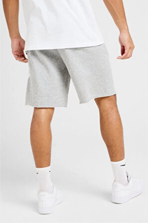 Nike Sportswear Alumni Cotton Swoosh Shorts Grey Baskılı Erkek Şort Gri