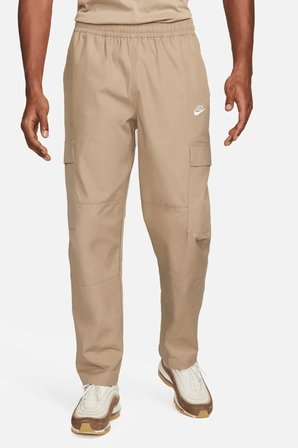 Nike Mens Sportswear Cargo Loose Fit Pants Woven Erkek Dokuma Büyük Beden Kargo Pantolan Eşofman Altı Bej