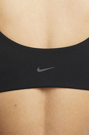 Nike Dri Fit Alate All U Light-Support Sports Bra Hafif Destekli Hafif Astarlı U Yakalı Kadın Spor Sütyeni Siyah