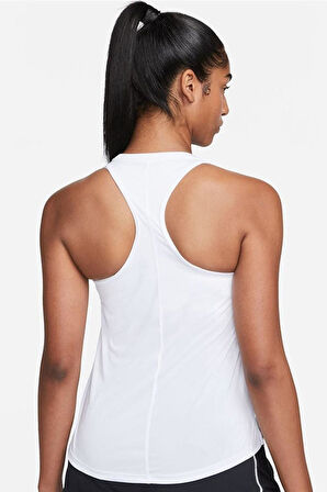 Nike One Dri Fit Swoosh Hbr Tank Kadın Atlet Beyaz