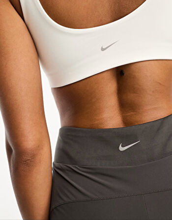 Nike Training Bliss Dri Fit 3" 2N1 Short Kadın 3 Cepli Taytlı 8cm Şort Antrasit