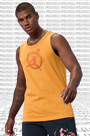 Nike Jordan MVP Flight Cotton Tank Top Singlet Orange Pamuklu Erkek Spor Atlet Turuncu