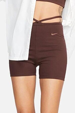 Nike Sportswear Everyday Modern 5 inch Biker Shorts Kadın Tayt Şort Kahverengi