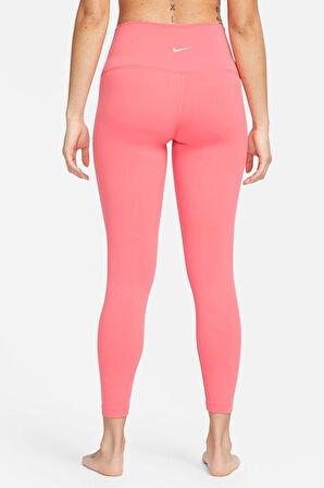 Nike Yoga Dri-Fit High-Rise 7/8  Yüksek Bel Toparlayıcı Kadın Tayt Pembe