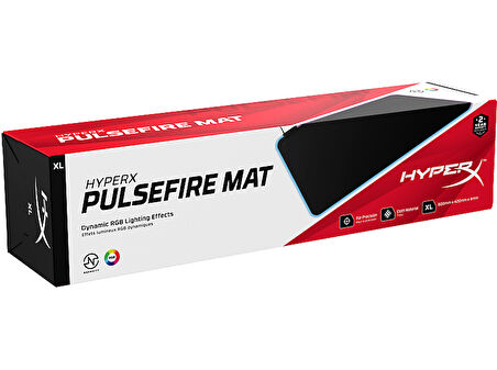 HYPERX Pulse Fire Mat RGB XL Mousepad Siyah