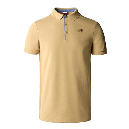 Premium Erkek Bej Outdoor Polo T-Shirt NF00CEV4LK51