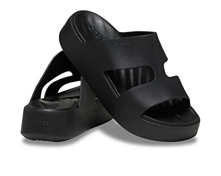 Crocs Getaway Platform H-Strap Kadın Günlük Terlik 209409-001 Siyah