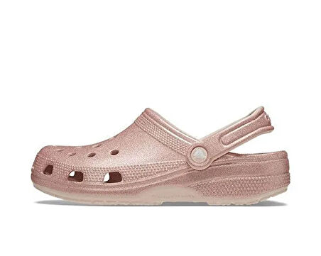 Crocs Classic Glitter Clog Kadın Terlik 205942-6WV Pembe