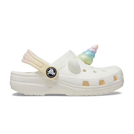 Crocs Classic IAM Rainbow UnicornCgT Çocuk Sandalet 209701-0WV Krem