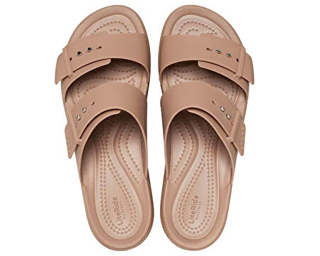 Crocs Brooklyn Buckle Lowwdg Kadın Terlik 207431-2Q9 Kahverengi