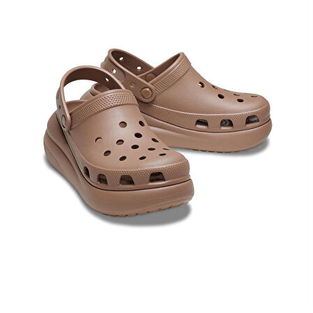 Crocs Classic Crush Clog Unisex Sandalet 207521-2Q9 Kahverengi