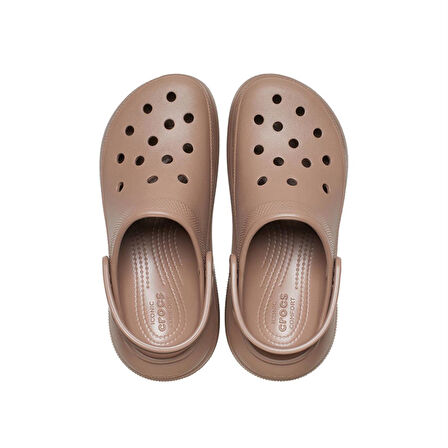 Crocs Classic Crush Clog Unisex Sandalet 207521-2Q9 Kahverengi