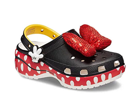 Crocs Minnie Cls Platform Clg W Kadın Terlik 209896-100 Siyah