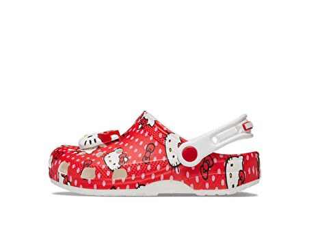Crocs Hello Kitty Red Classic Clog K Çocuk Terliği 210576-90H Renkli