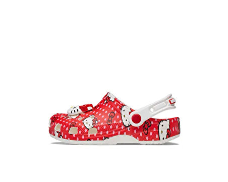 Crocs Hello Kitty Red Classic Clog T Çocuk Terliği 210577-90H Renkli