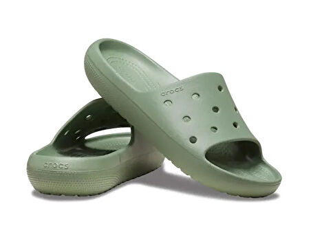 Crocs Classic Slide V2 Erkek Terlik 209401-308 Yeşil
